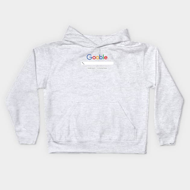 Gooble Thanksgiving Engine Search Kids Hoodie by MaryMas